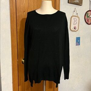 La Reyna Navy Blue Sparkly Sweater - Women’s Size Medium